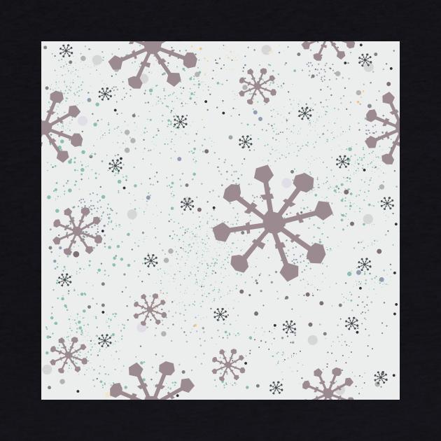 Snowflake Pattern by Kristina Stellar Scandinavian Land
